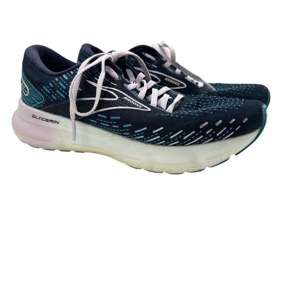 Brooks Glycerin 20 Women's Running Shoes Navy Blue Purple Size 8
